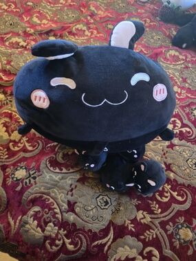 Cute Black Bunny Plush Toy - Adorable Kids Stuffed Animal